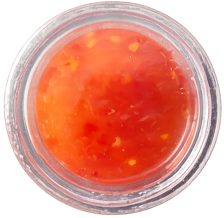 Thai sweet chili saus i skål